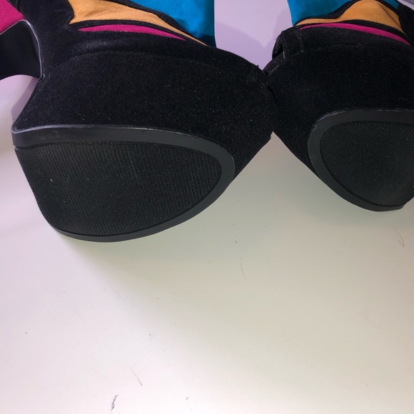 ALBA BY JESSICA ALBA SIZE 10 SUEDE PLATFORM HEELS - Picture 2 of 6